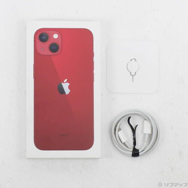 ソフマップ 〔中古品〕 iPhone13 128GB プロダクトレッド MLNF3J／A SIMフリー【198】