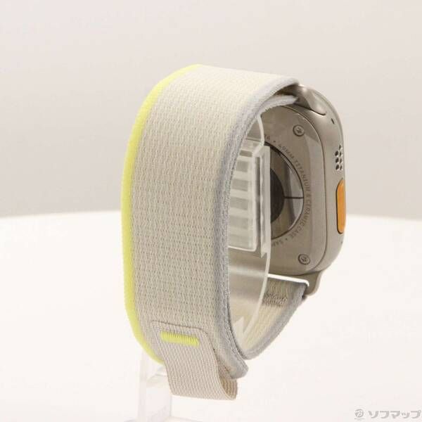 ソフマップ 〔中古品〕 Apple Watch Ultra GPS + Cellular 49mm チタニウムケース イエロー/ベージュトレイルループ【198】 ソフマップ 〔中古品〕 Apple Watch Ultra GPS + Cellular 49mm チタニウムケース イエロー/ベージュトレイルループ【198】