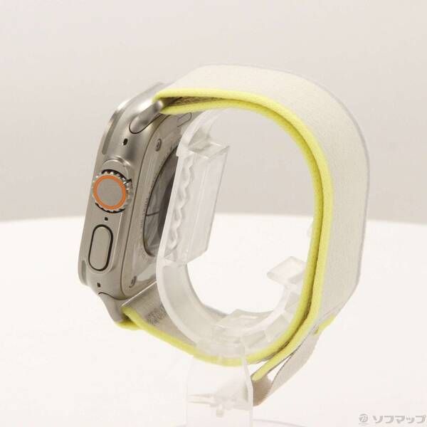 ソフマップ 〔中古品〕 Apple Watch Ultra GPS + Cellular 49mm チタニウムケース イエロー/ベージュトレイルループ【198】 ソフマップ 〔中古品〕 Apple Watch Ultra GPS + Cellular 49mm チタニウムケース イエロー/ベージュトレイルループ【198】