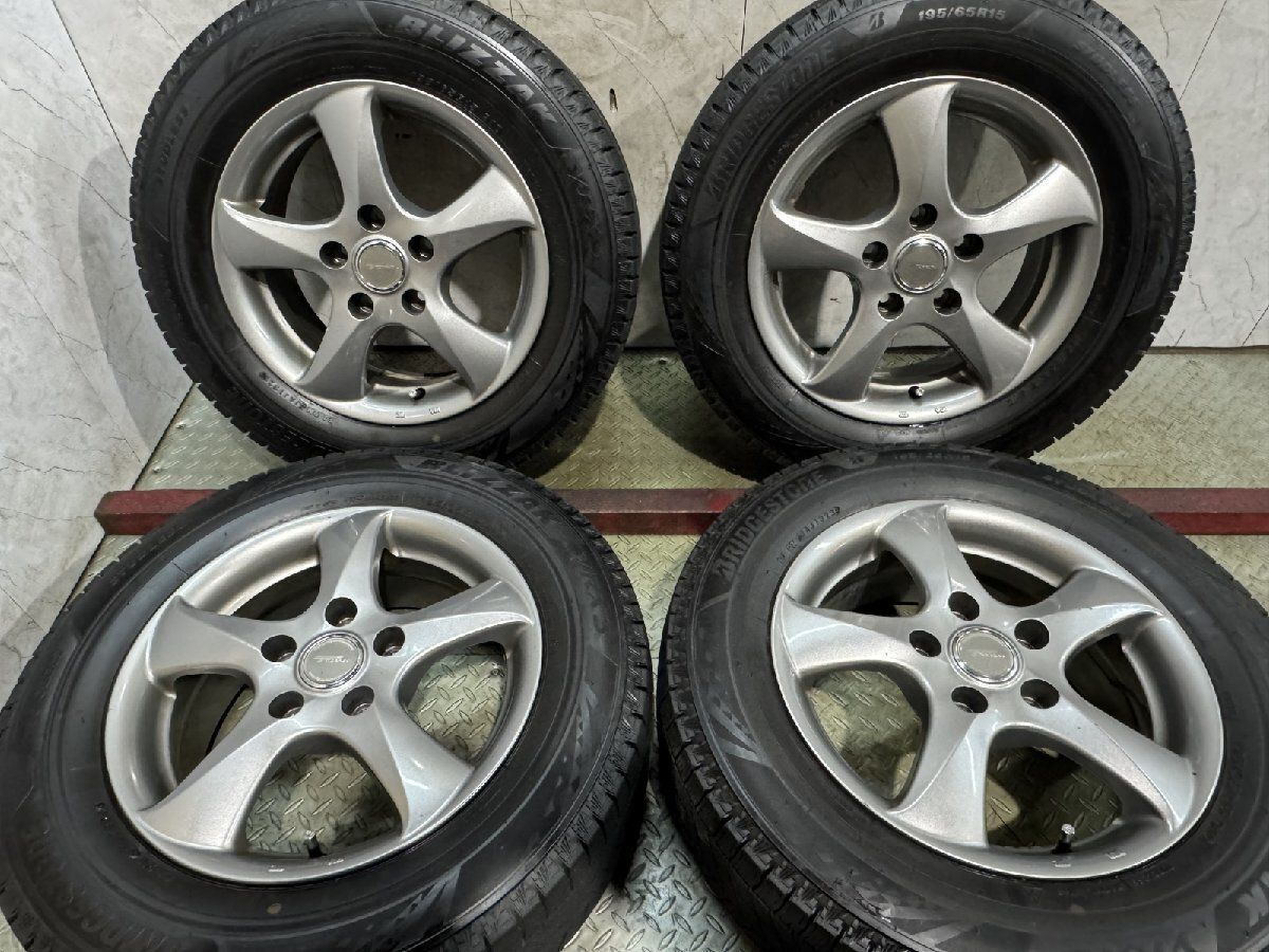 BS BLIZZAK VRX3 195/65R15】スタッドレス【TOPRUN RD5 15インチ 