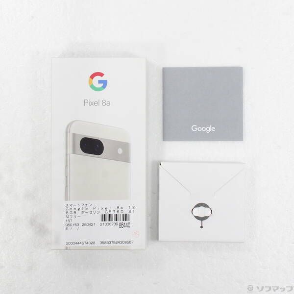 即配【美品】SIMフリー Google Pixel 8a 128GB ポーセリン Google Pixel 「新品未使用品 」SIMフリー 8a (5G) 8G/128GB[Porcelain