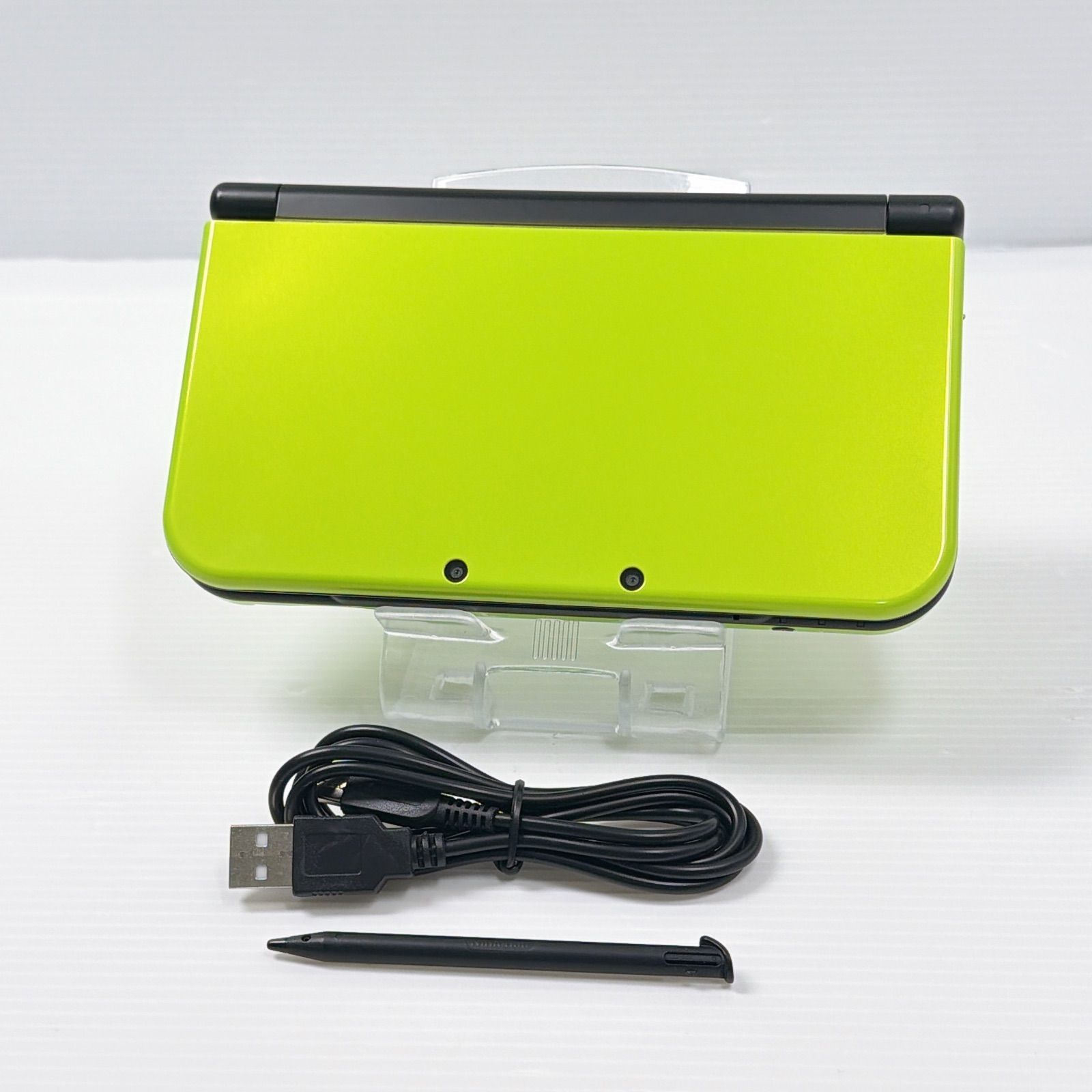 美品）Newニンテンドー3DS LL ライム×ブラック