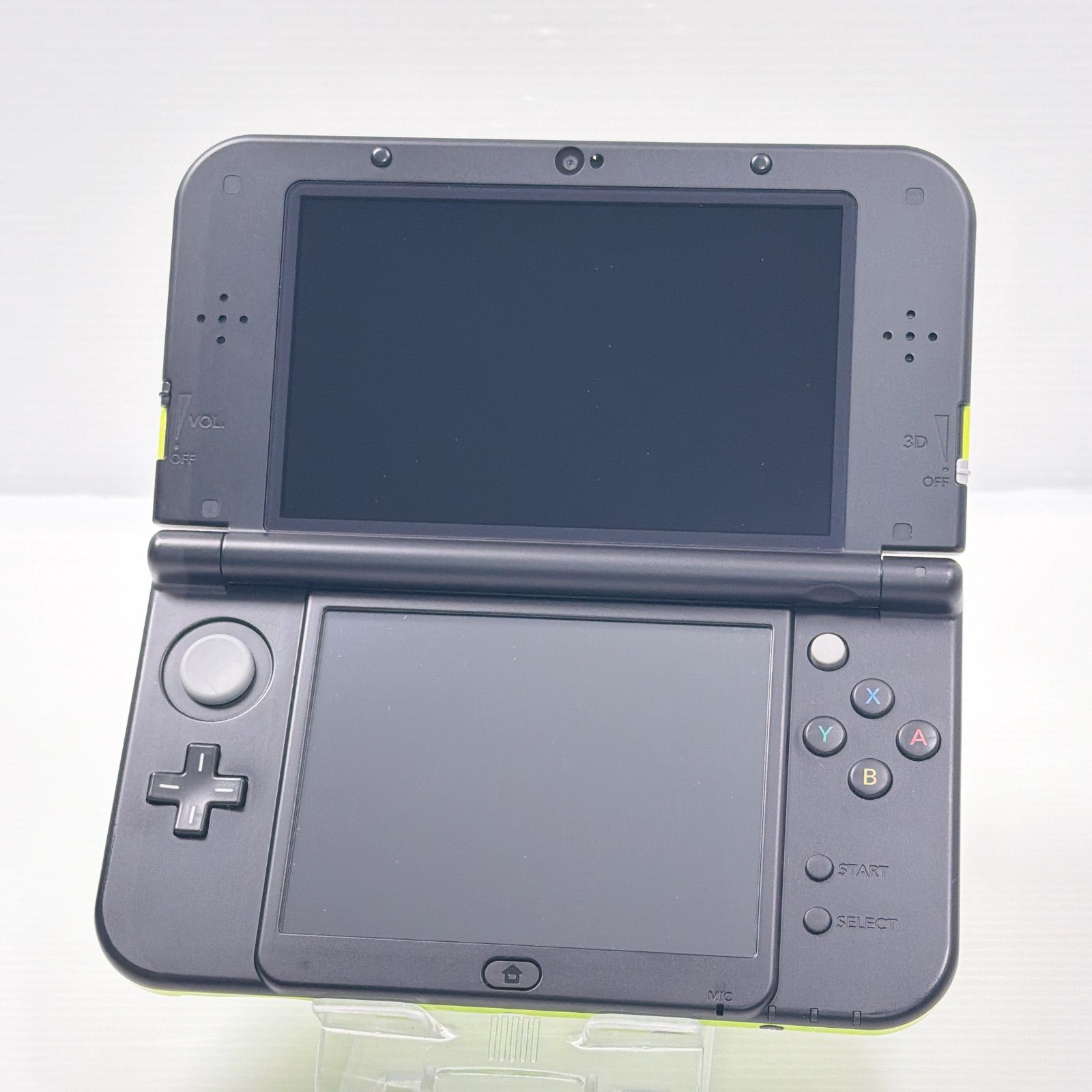 極美品 New ニンテンドー 3DSLL ライムブラック 上画面IPS液晶 遊べる 