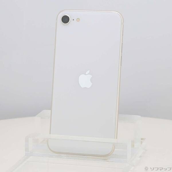 ソフマップ 〔中古品〕 iPhone SE 第3世代 64GB スターライト MMYD3J／A SIMフリー【198】