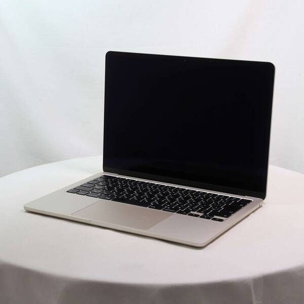 ソフマップ 〔中古品〕 MacBook Air 13.6-inch Mid-2022 MLY23J／A Apple M2 8コアCPU_10コアGPU 16GB SSD512GB スターライト 〔26.3 Tahoe〕【377】
