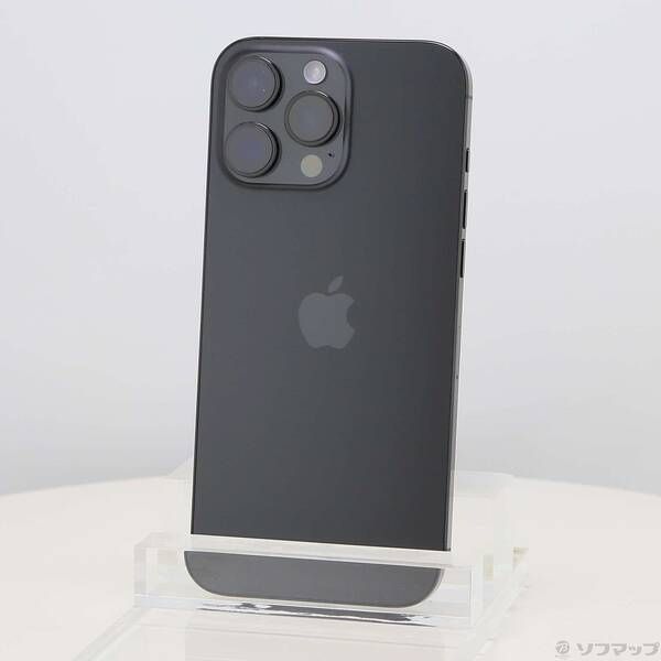 ソフマップ 〔中古品〕 iPhone16 Pro Max 256GB ブラックチタニウム 3N528J／A SIMフリー【198】