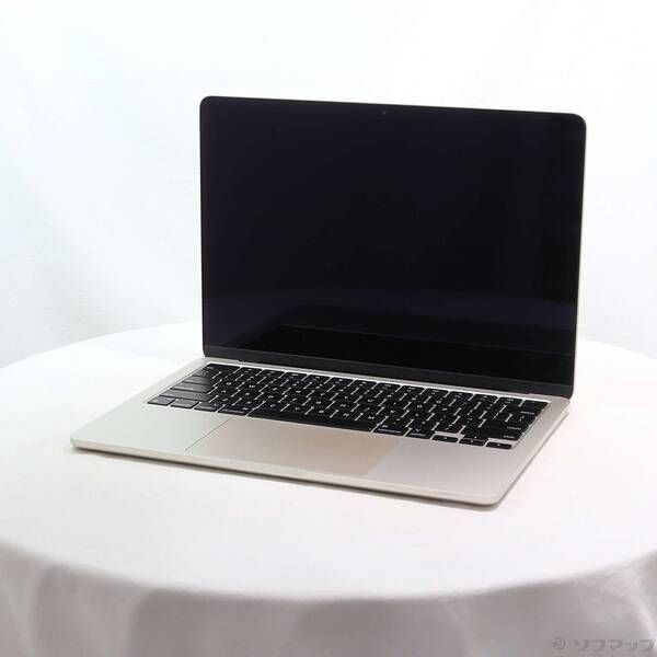 ソフマップ 〔中古品〕 MacBook Air 13.6-inch Late-2024 MC8J4J/A Apple M3 8コアCPU_8コアGPU 16GB SSD256GB スターライト 〔26.3 Tahoe〕【198】