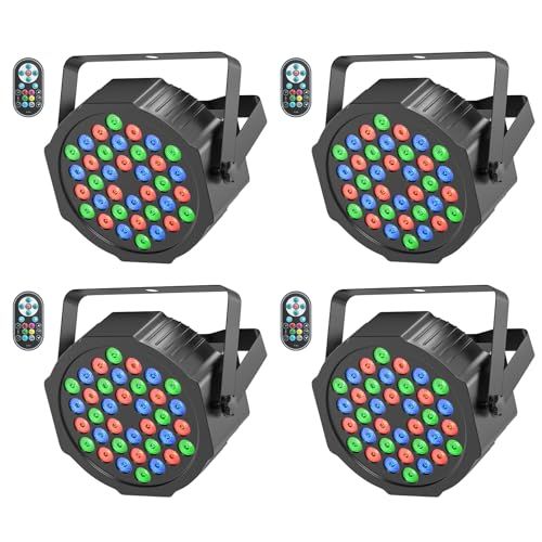 【新品】180 W ステージパーライト、RGBW 4-in-1 LED パー缶ライト DMX512 サウンドアクティベート制御アルミニウムアップライト、パーティー、ウェディングフェスティバルイベント、教会用ステージライト 707a7431