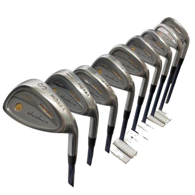 【中古】 本間ゴルフ LB-606 H＆F 24K GP 10S アイアンセット IR 1S SUPER FERRITE CARBON LIGHT (フレックスその他) メンズ 男性用 右利き 右用 Dランク ゴルフクラブ