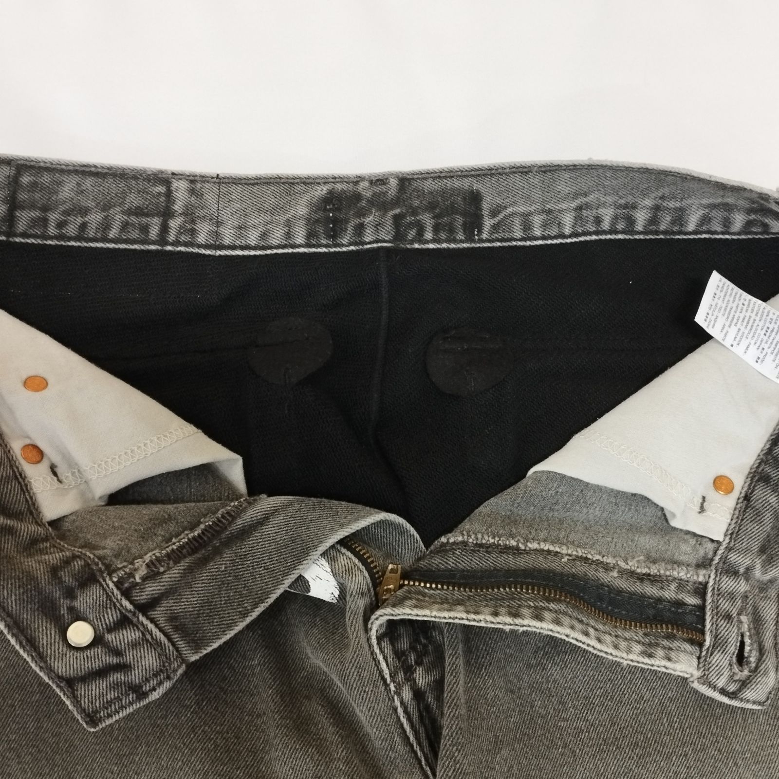 D36808】UNDERCOVER × Levis コラボ ドッキングデニム ジーンズ W32 