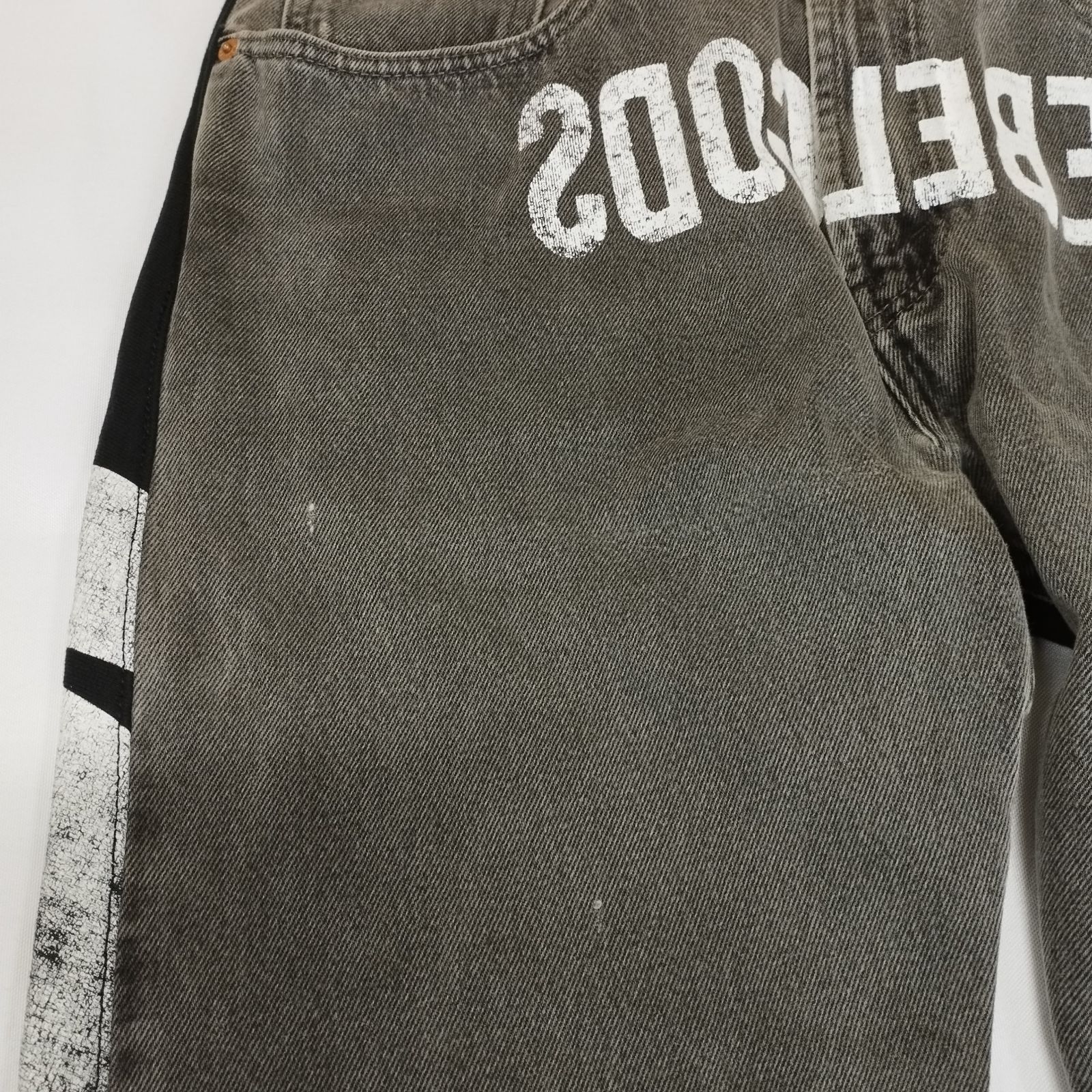 D36808】UNDERCOVER × Levis コラボ ドッキングデニム ジーンズ W32