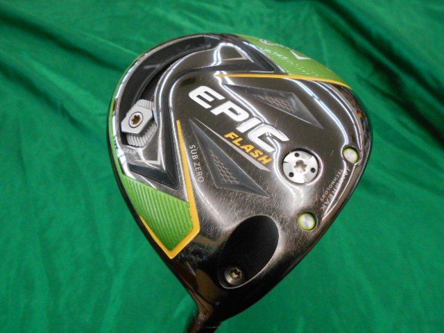 【中古】ドライバー キャロウェイ EPIC FLASH SUB ZERO◆Tour AD GP-6 スリーブ移行◆S◆9[8442]