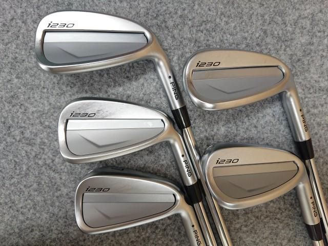 中古】 良品♪ PING ピン i230 黒ドット #7-PW UW 5本 アイアンセット