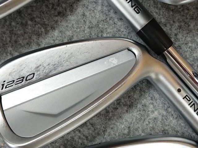 中古】 良品♪ PING ピン i230 黒ドット #7-PW UW 5本 アイアンセット