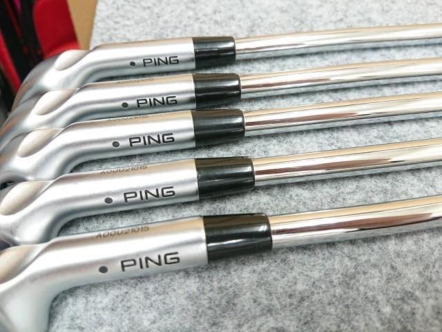 PING i230 アイアン 5本セット 中古】 良品♪ PING ピン i230 黒ドット #7-PW UW 5本 アイアンセット