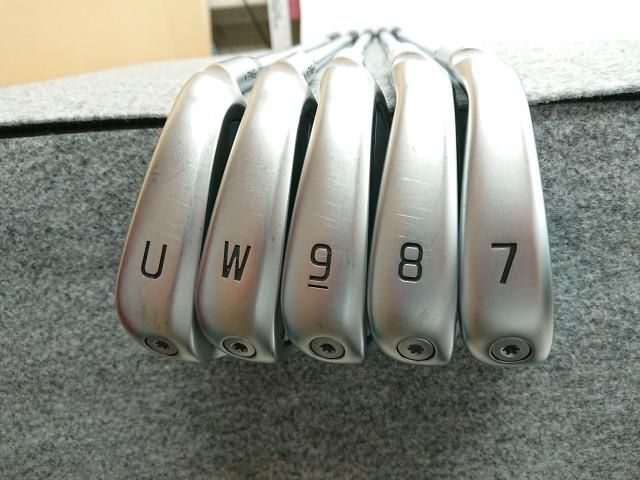 中古】 良品♪ PING ピン i230 黒ドット #7-PW UW 5本 アイアンセット