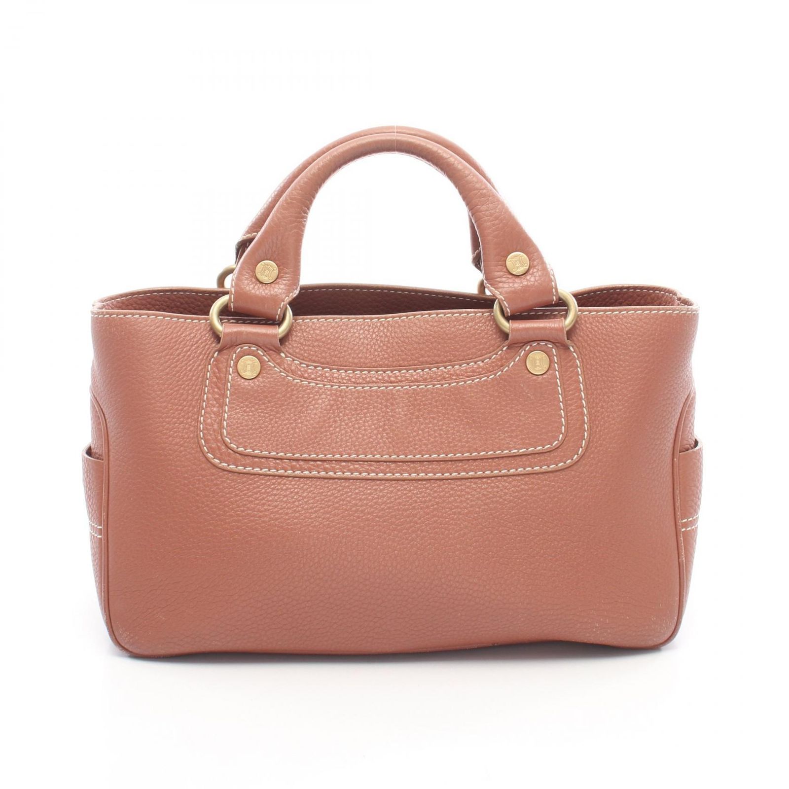 セリーヌ CELINE ハンドバッグ ブギーバッグ ピンク レザー ブギー ハンド レディース Used B