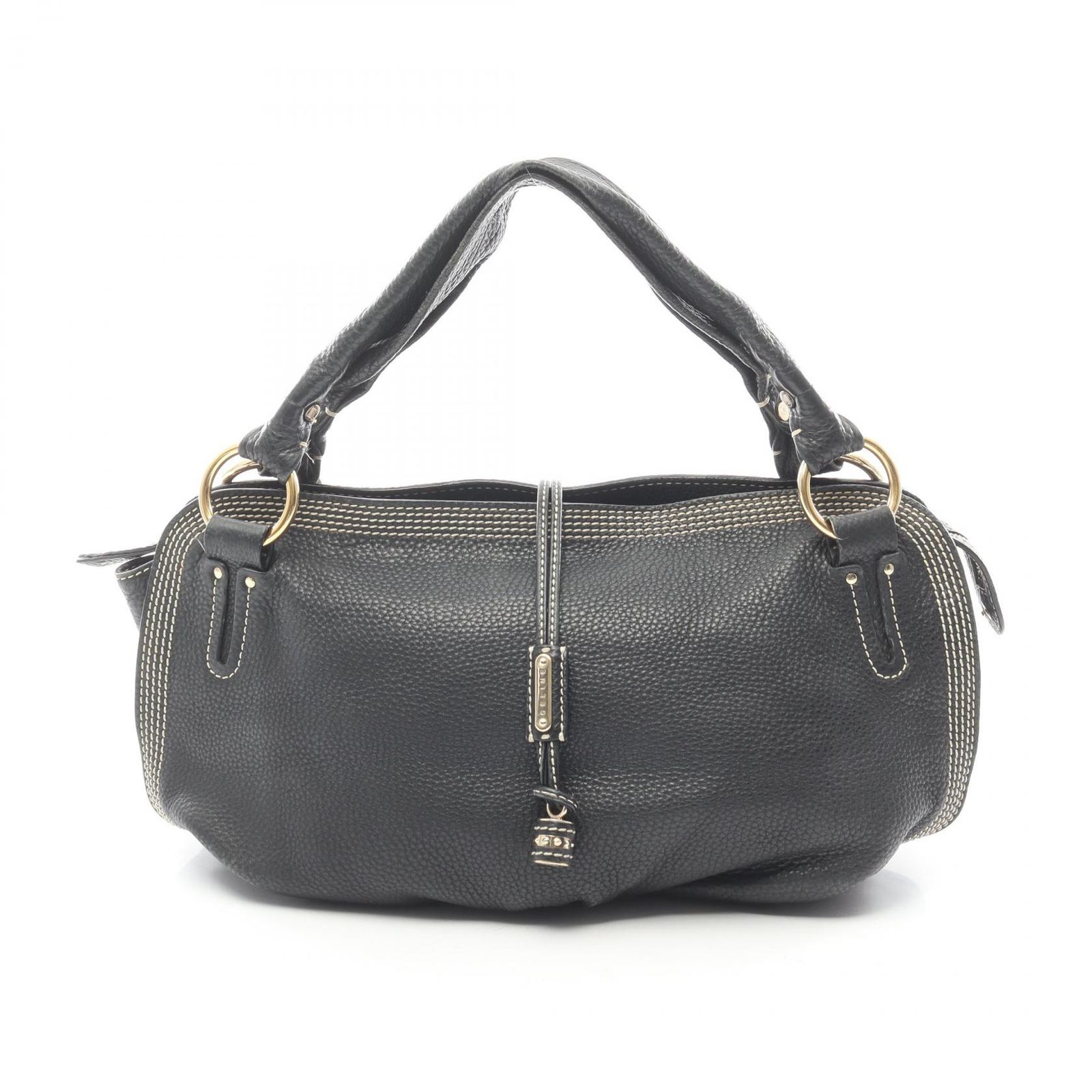 セリーヌ CELINE ハンドバッグ ビタースウィート ブラック レザー ビタースウィート ハンドバッグ レディース Used B