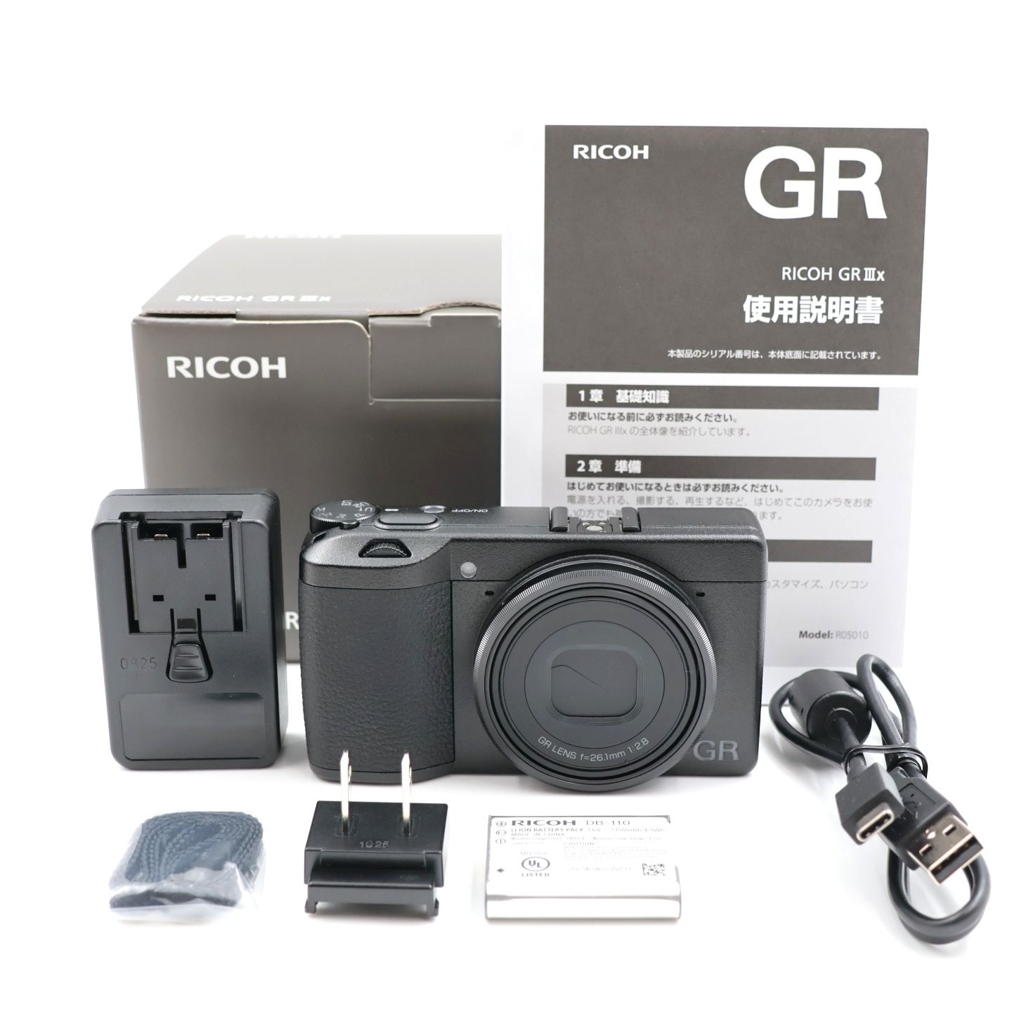 ■シャッター数460枚！新品同様■ RICOH GR IIIx コンパクトデジタルカメラ GR3x リコー