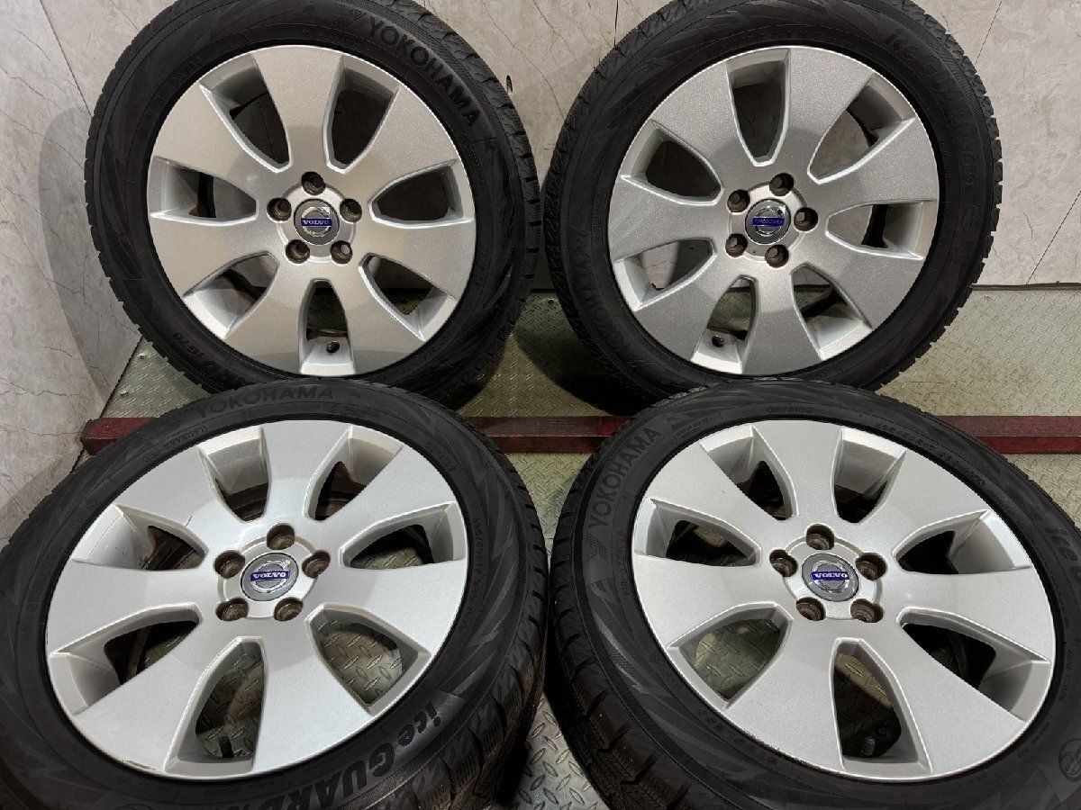 【YOKOHAMA ice GUARD iG70 225/50R17】スタッドレス【VOLVO V70 ボルボ 純正ホイール 7J5HPCD108+50】21年製　(KTJ669)