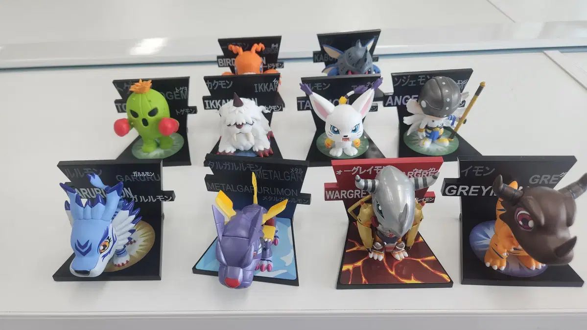 POP MART デジタルモンスター 10種 (スペシャルX 開封O カードO 낱個X) セット 出品