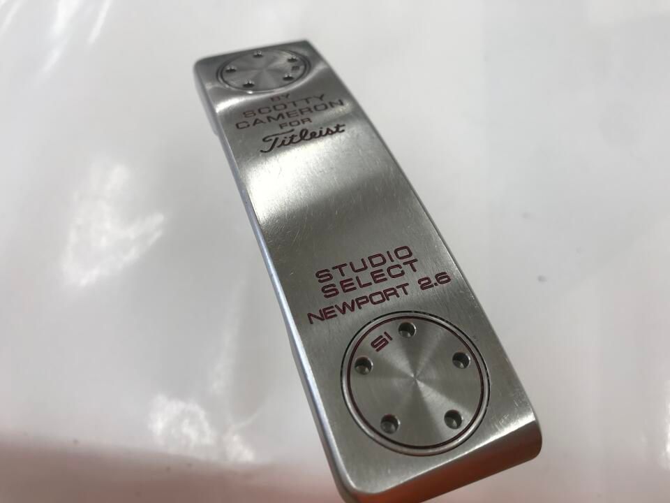 タイトリスト　SC ｽﾀｼﾞｵｾﾚｸﾄ ﾆｭｰﾎﾟｰﾄ 2.6　パター　中古　ゴルフドゥ！柏店【最短即日発送】