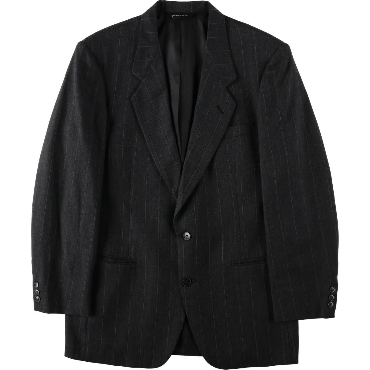 古着 ピエールカルダン Pierre Cardin ストライプ柄 ウールテーラードジャケット USA製 メンズM相当/eaa639740