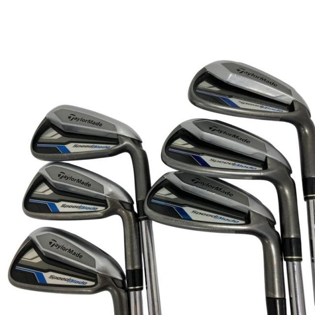 【中古】 テーラーメイド Speed Blade 6S アイアンセット IR KBS C-TAPER 90 (フレックスR) メンズ 男性用 右利き 右用 Cランク ゴルフクラブ
