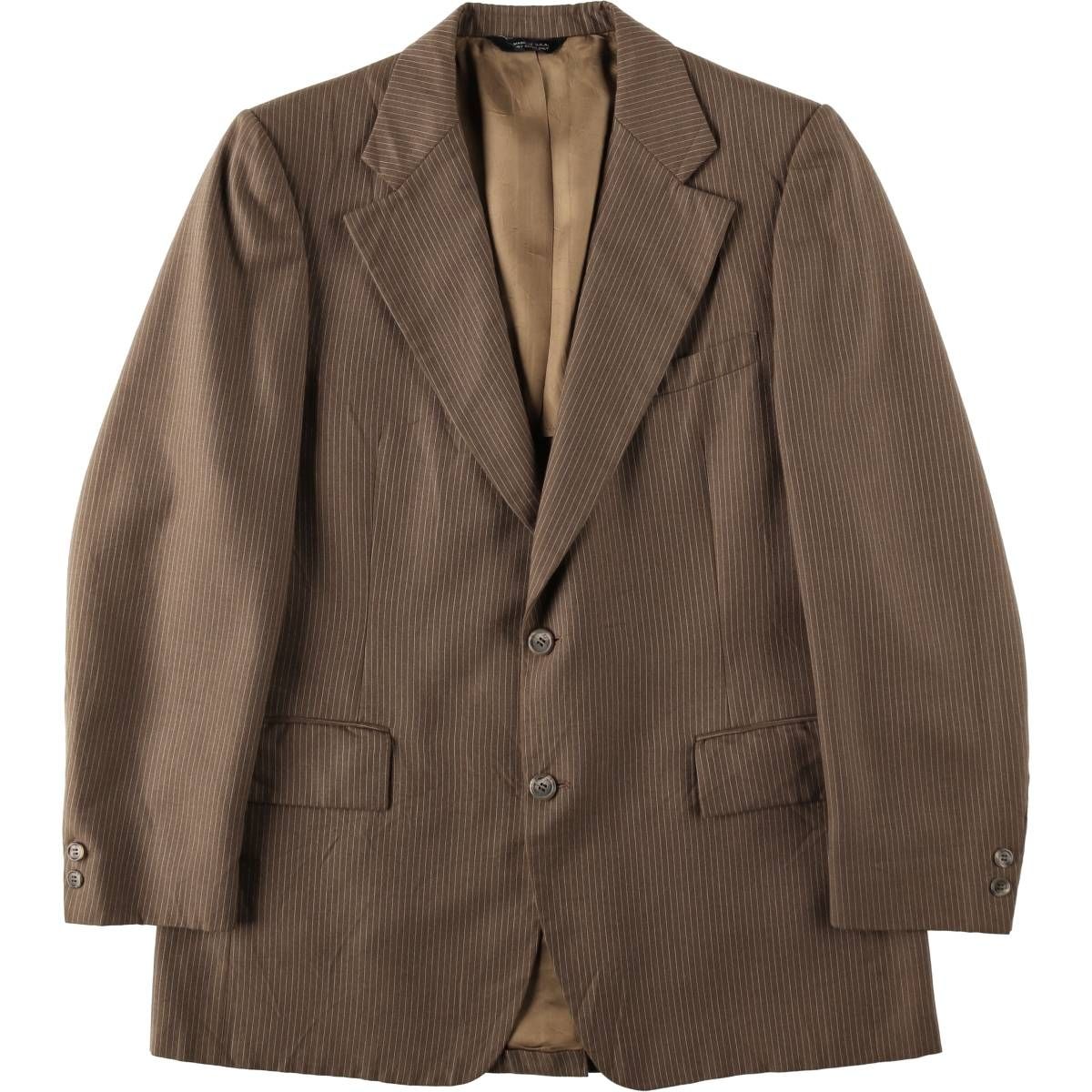 古着 Phoenix Clothes ストライプ柄 テーラードジャケット USA製 メンズM相当/eaa639737