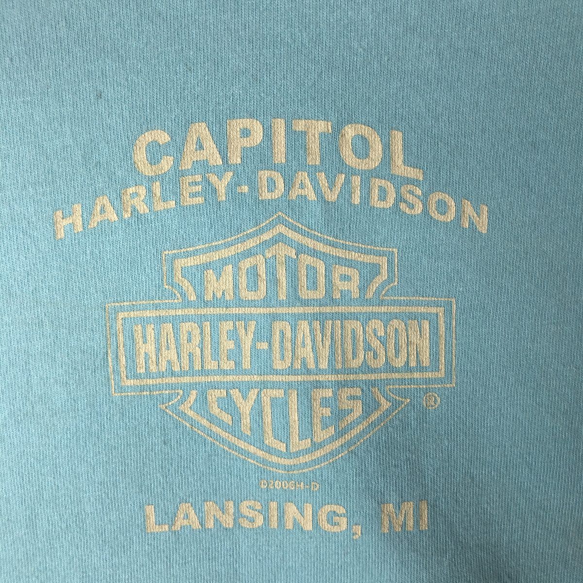 古着 00年代 ハーレーダビッドソン Harley-Davidson 七分袖 ラグランTシャツ USA製 レディースXL相当/eaa639365