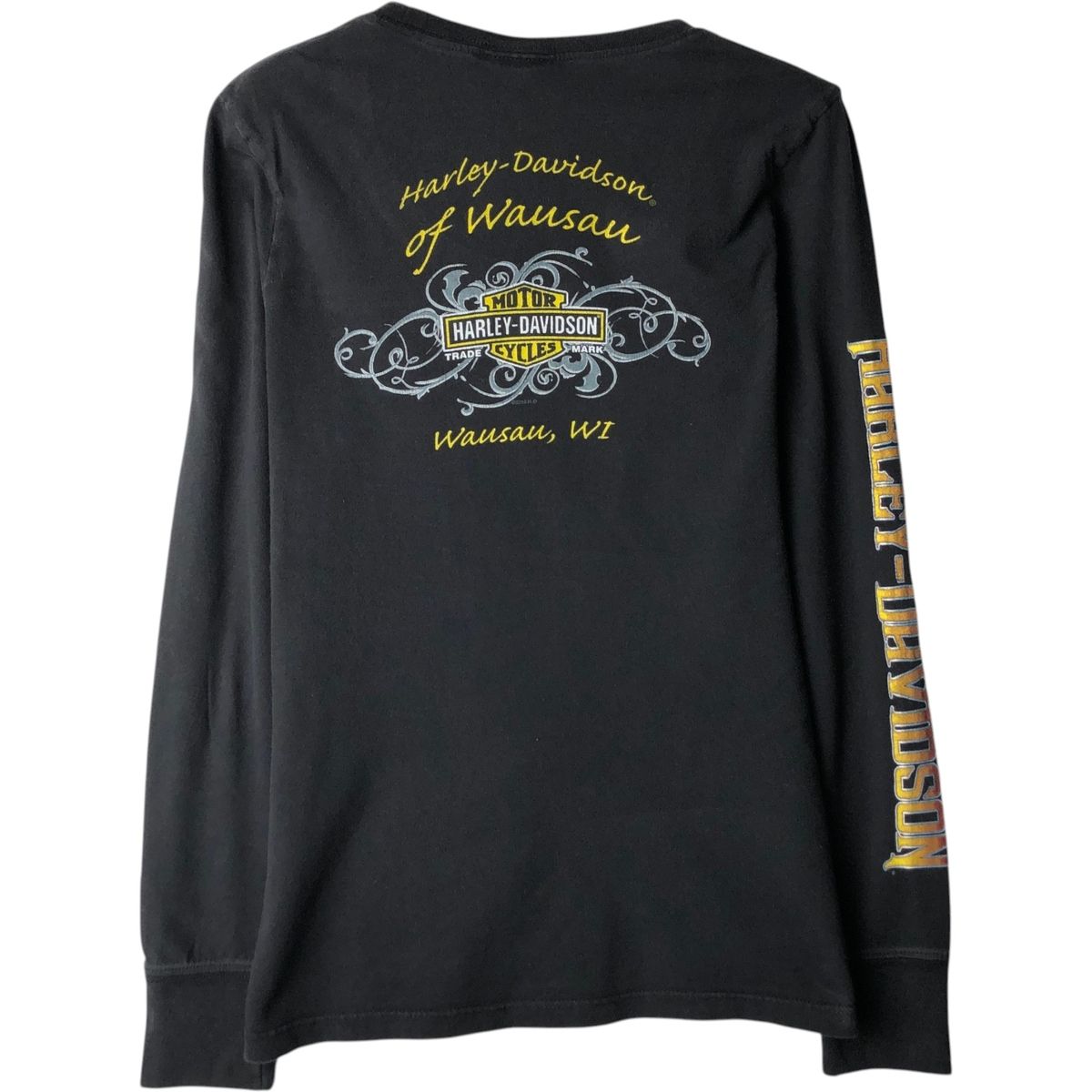 送料無料】古着 ハーレーダビッドソン Harley-Davidson ロングTシャツ 