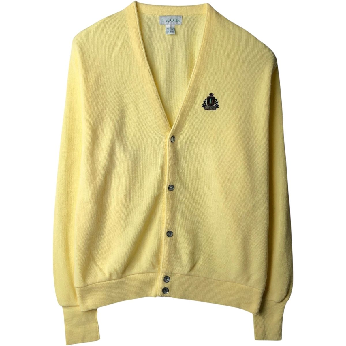 古着 90年代 アイゾッド IZOD アクリルニットカーディガン USA製 メンズL相当 ヴィンテージ/eaa639605