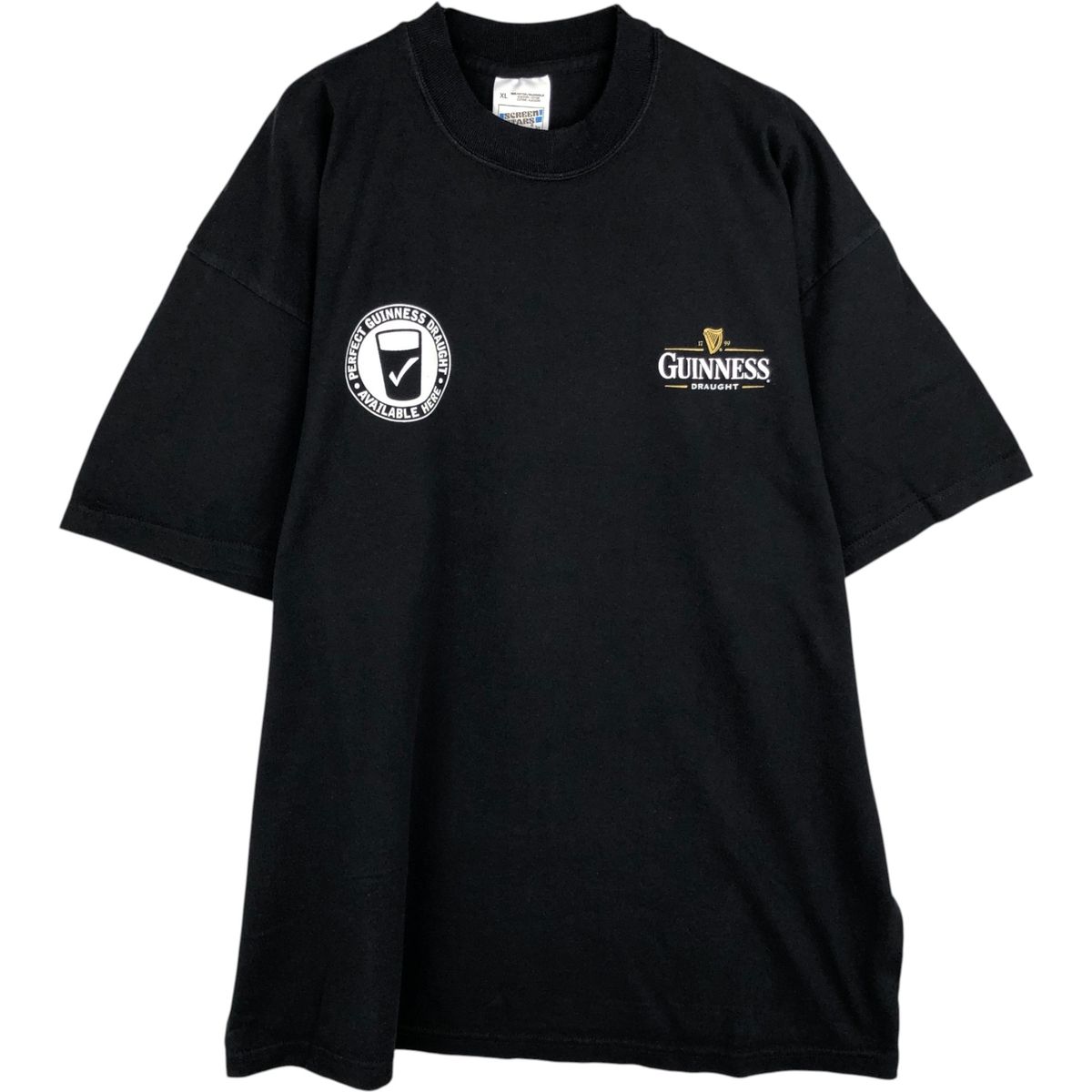 古着 90年代 フルーツオブザルーム FRUIT OF THE LOOM SCREEN STARS スクリーンスターズ GUINNESS アドバタイジングTシャツ/eaa637369