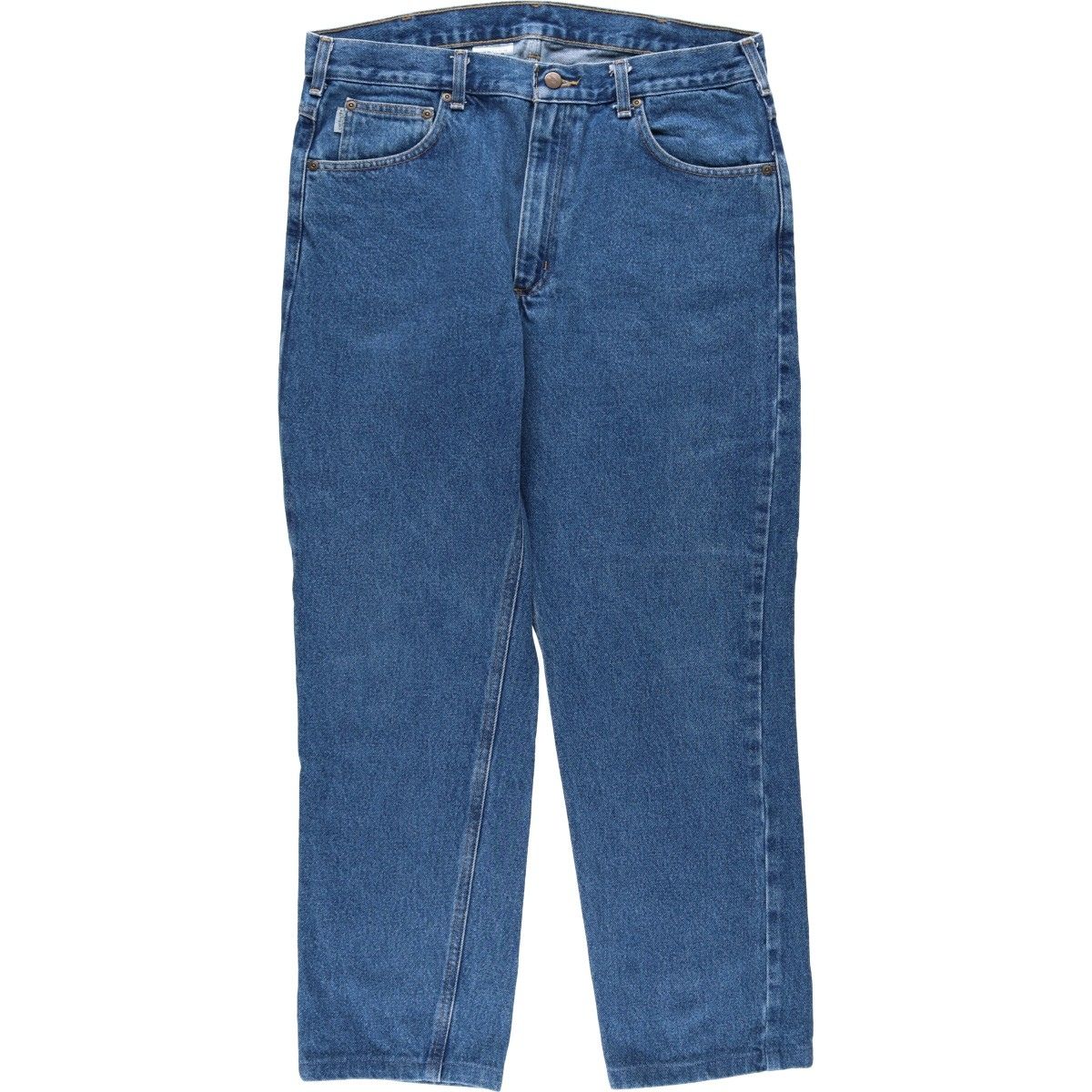 古着 カーハート Carhartt Traditional FIT ロゴパッチ テーパードデニムパンツ メンズw37相当/eaa637886