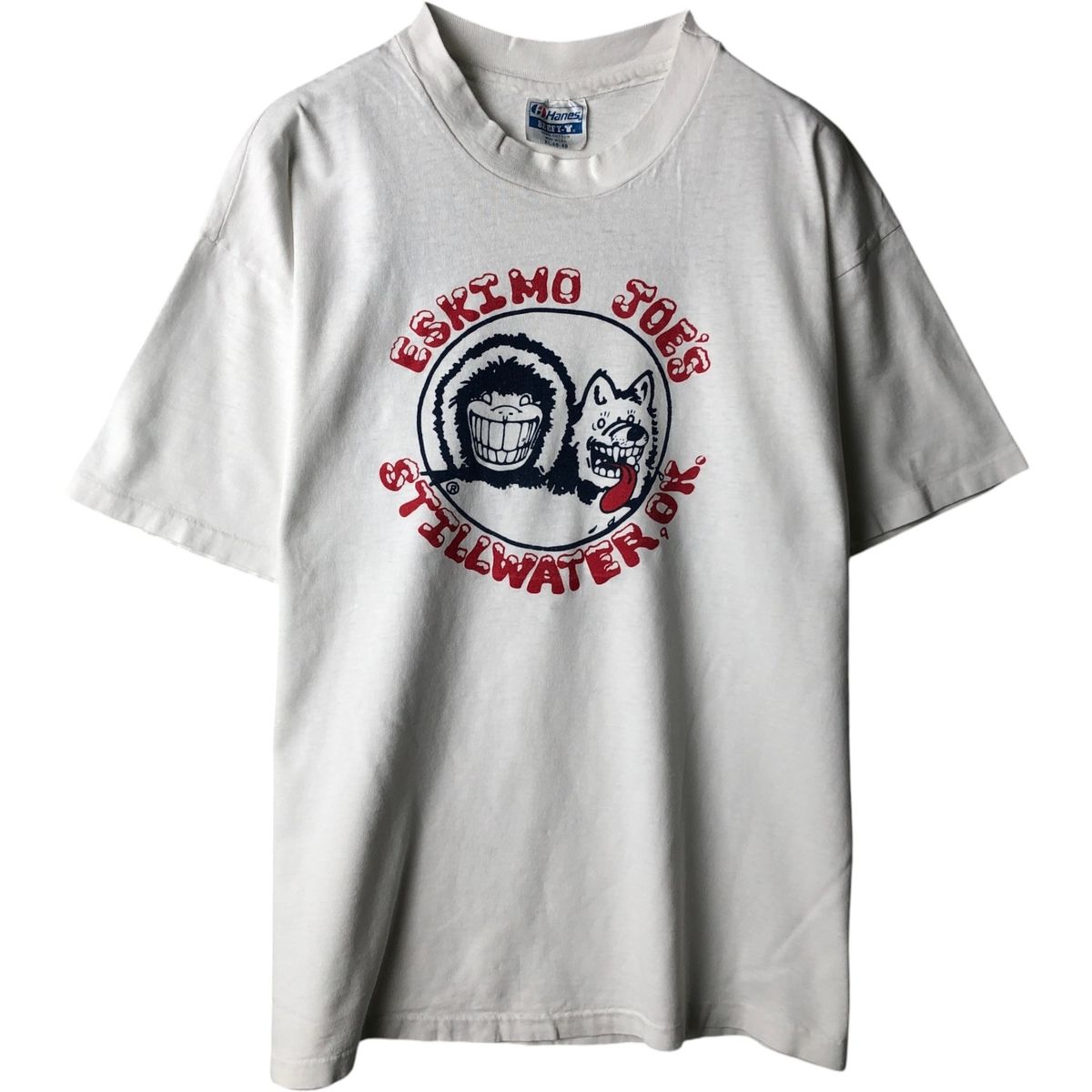 古着 80年代 ヘインズ Hanes Eskimo Joe's アドバタイジングTシャツ USA製 メンズXL相当 ヴィンテージ/eaa638212