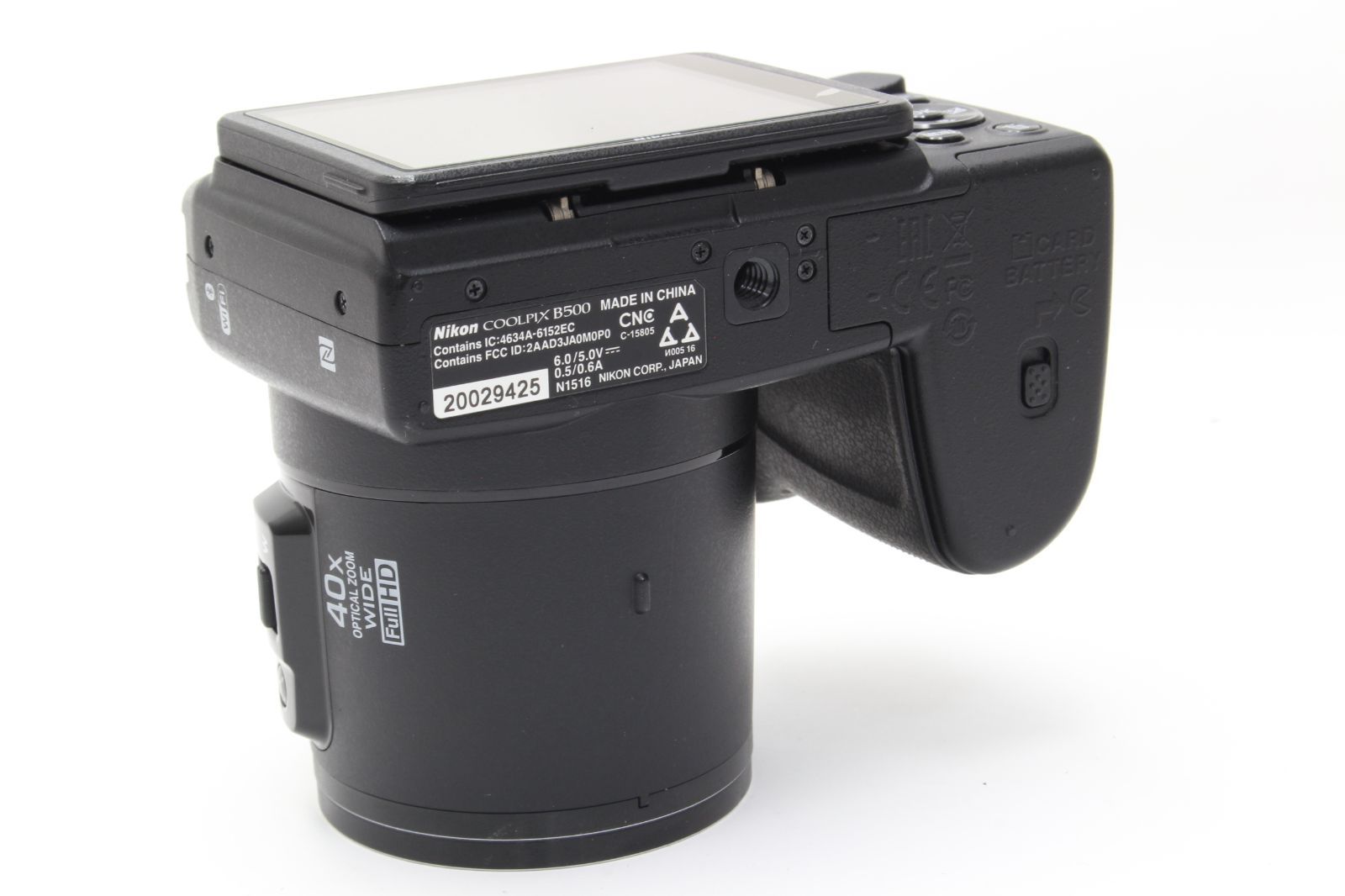 B+ (並品) Nikon ニコン COOLPIX B500 ブラック 初期不良返品無料 5-40
