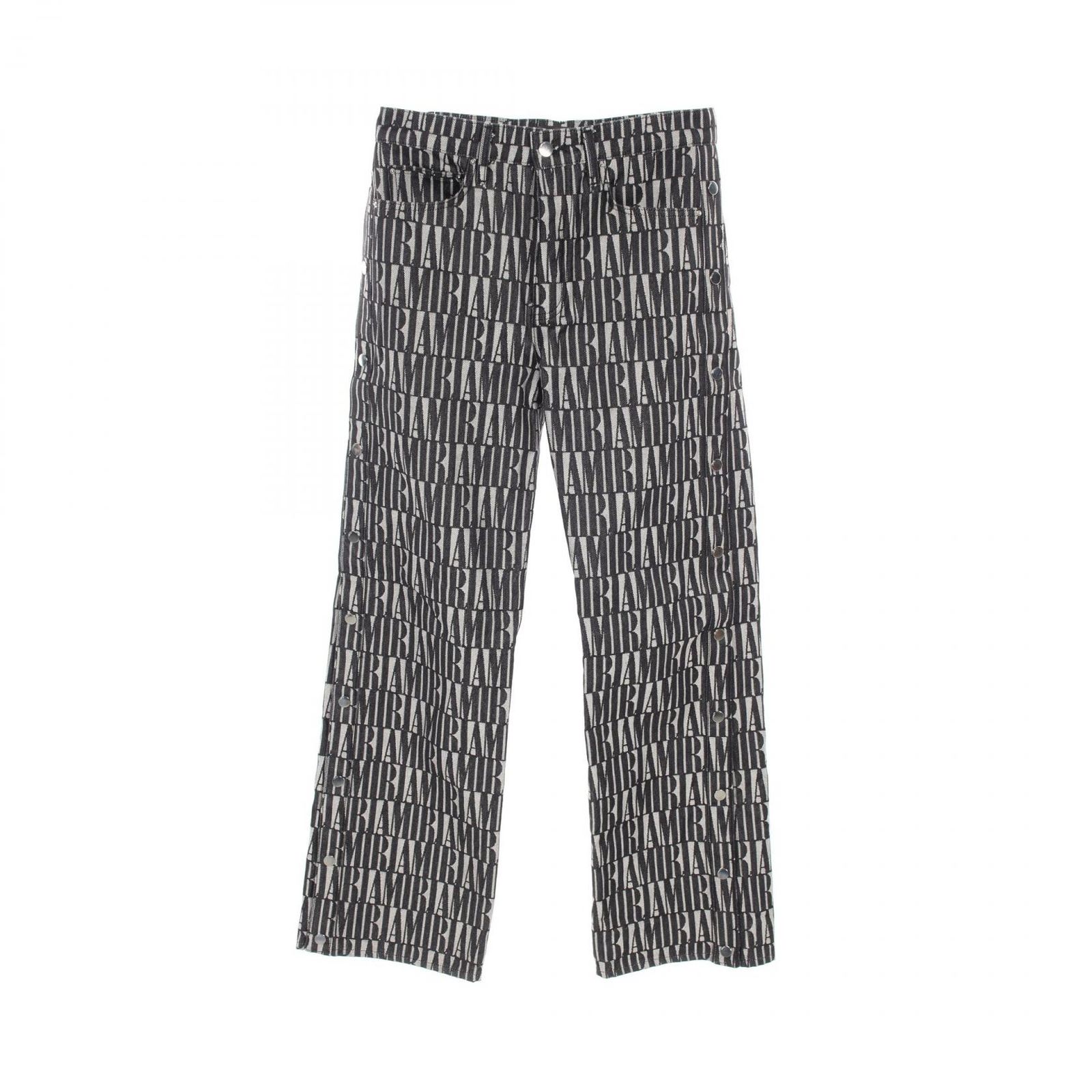 アミリ AMIRI デニムパンツ ブラック コットン パンツ メンズ Used A