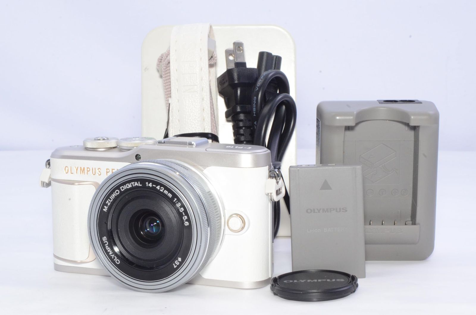OLYMPUS PEN E-PL10 14-42mm EZレンズキット ホワイト 動作確認済み