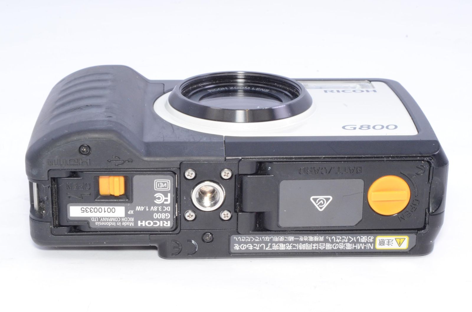 RICOH G800 防水耐衝撃デジタルカメラ 動作確認済み 付属品あり 実用
