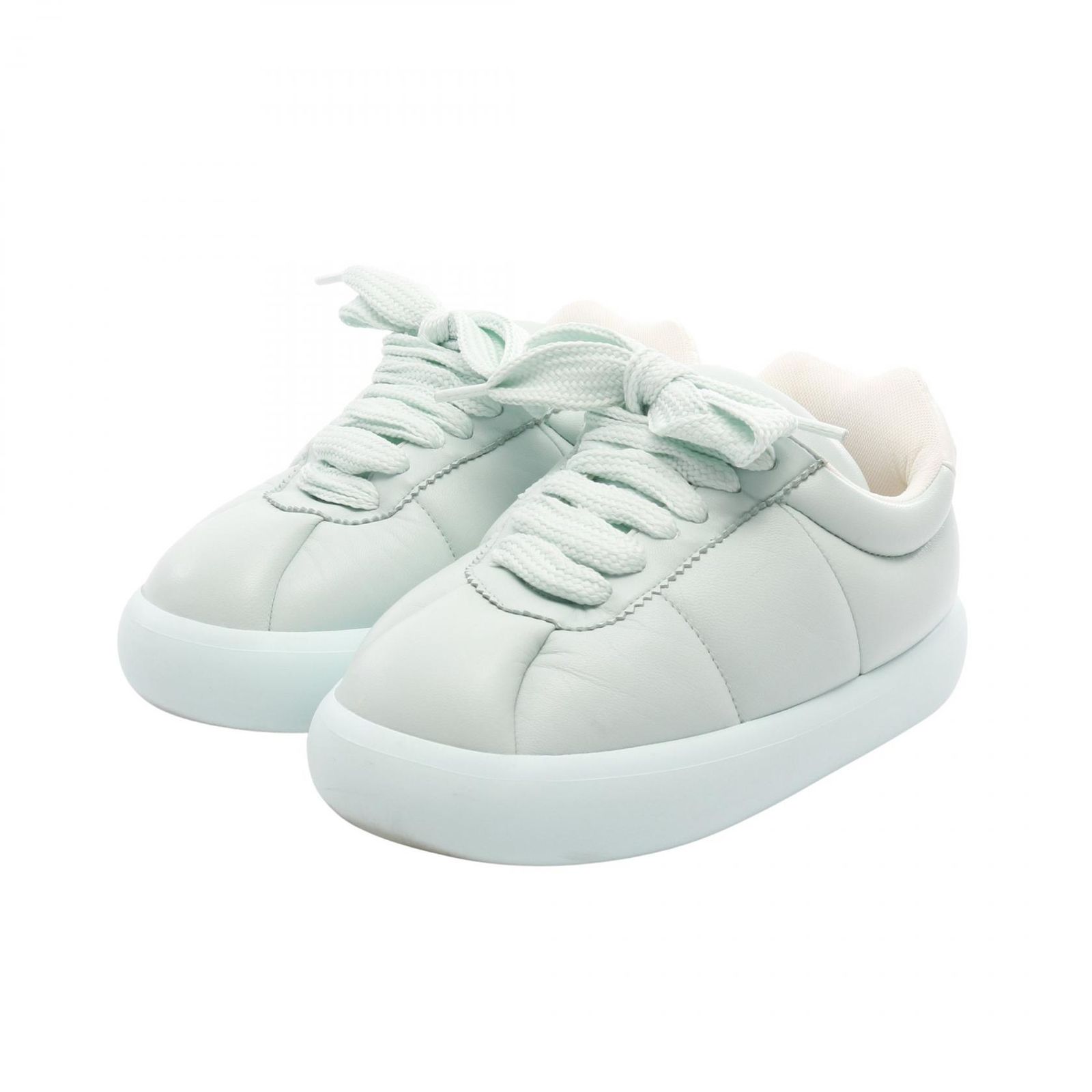 マルニ MARNI スニーカー ビッグフット 2.0 レザー ビッグフット 2.0 ブルー ラムレザー レディース Used A