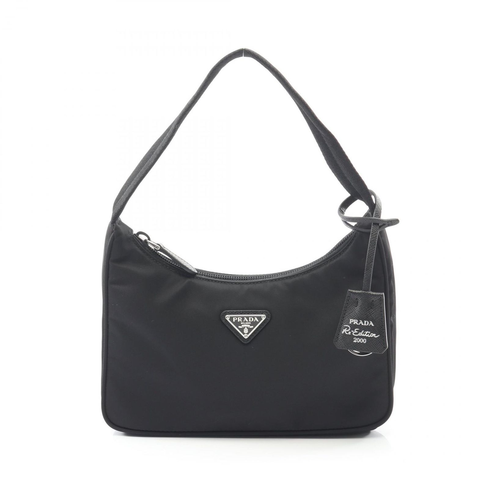 プラダ PRADA ハンドバッグ Re-Edition 2000 ミニバッグ 1NE515 ブラック ナイロン Re-Edition2000 ミニバッグ レディース Used A