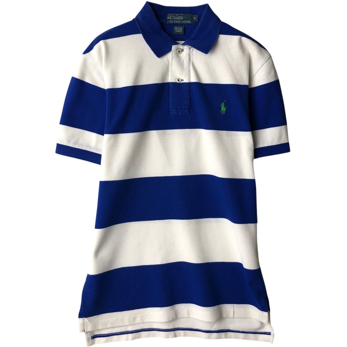 古着 ラルフローレン Ralph Lauren POLO by Ralph Lauren 半袖 ボーダー ポロシャツ メンズS相当/eaa637458 7,379円