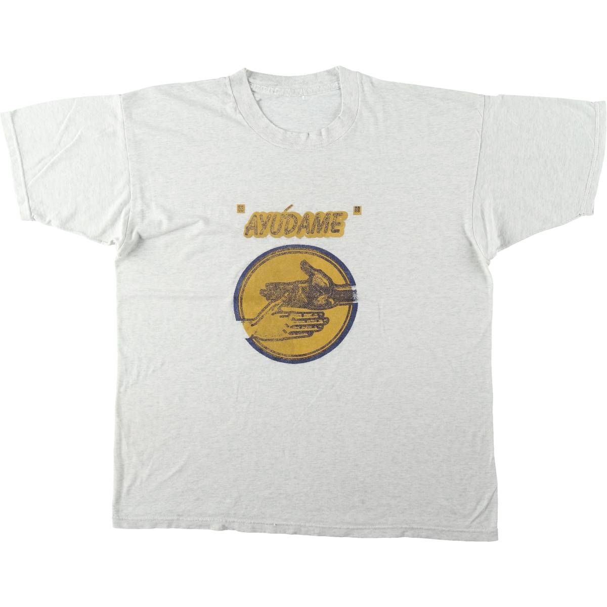 古着 メッセージプリントTシャツ メンズXL相当/eaa638279 4,497円