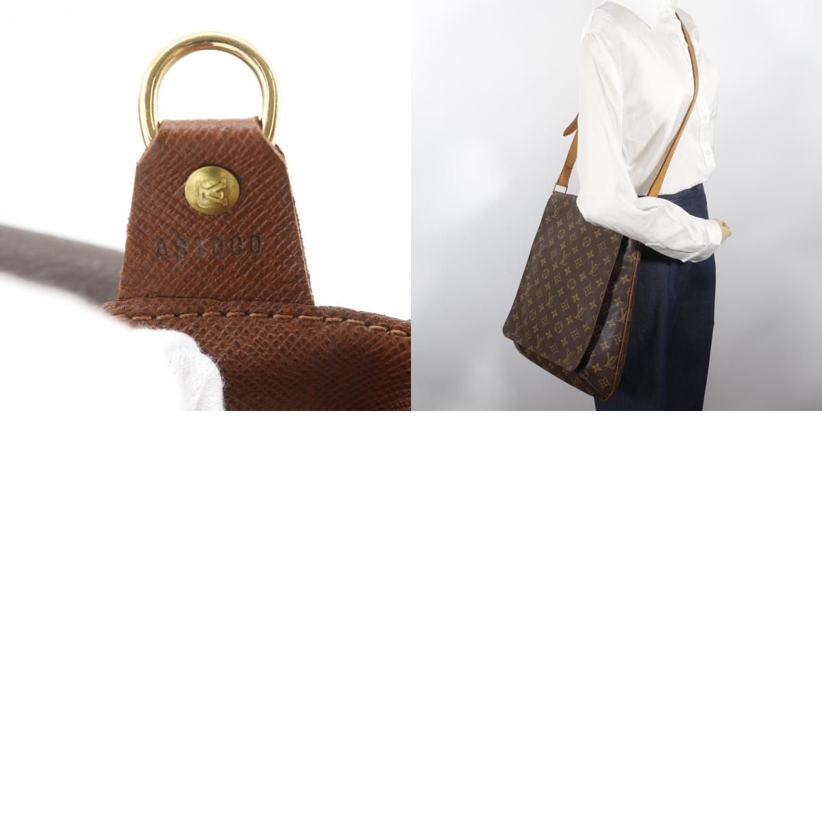 【LOUIS VUITTON】ルイ・ヴィトン ミュゼット M51256 モノグラムキャンバス 茶 AS0011 レディース ショルダーバッグ LOUIS VUITTON】ルイ・ヴィトン ミュゼット M51256 モノグラム