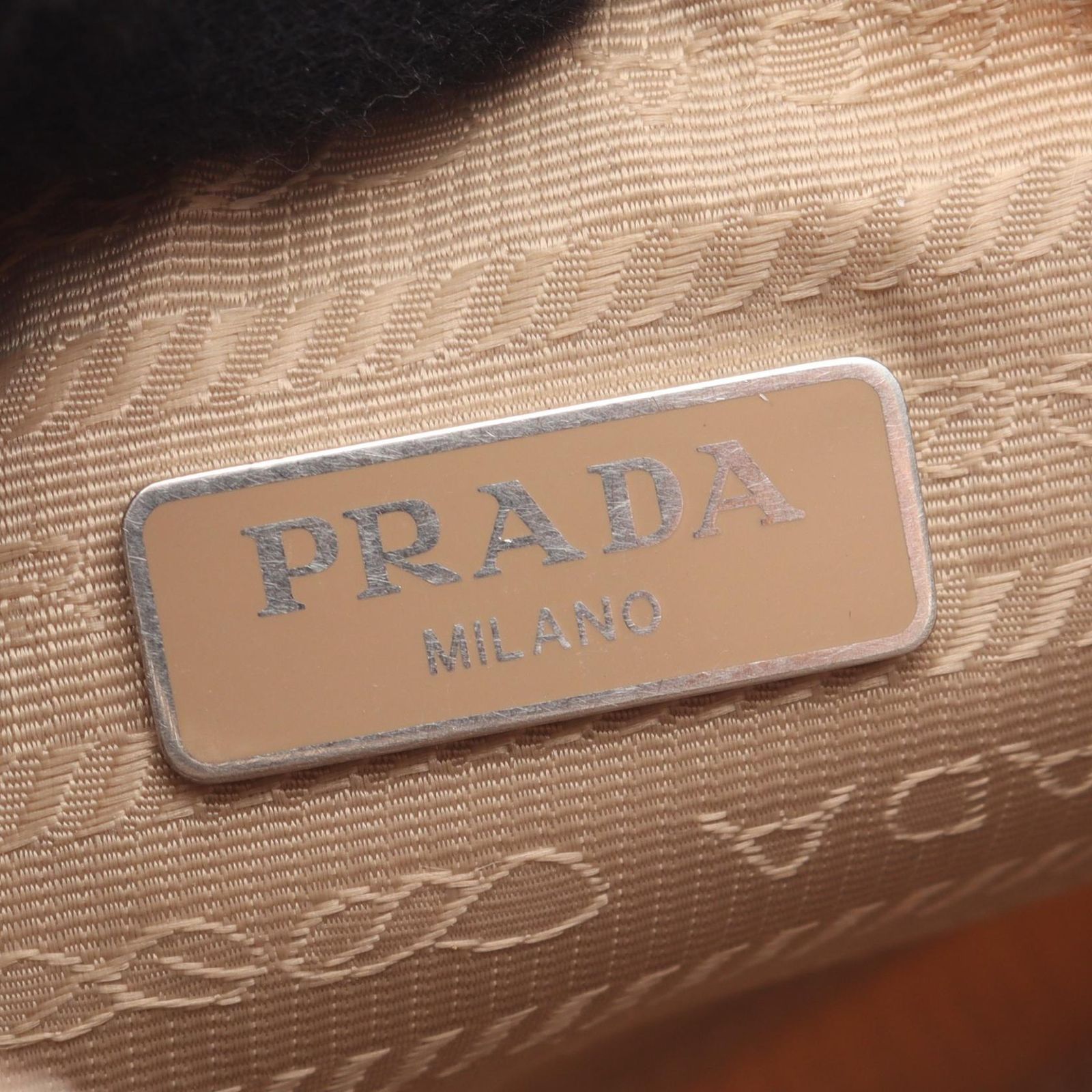 プラダ PRADA ショルダーバッグ Re-Edition 2005 BH204 ベージュ ナイロン レザー Re-Edition 2005 ショルダーバッグ レディース Used B