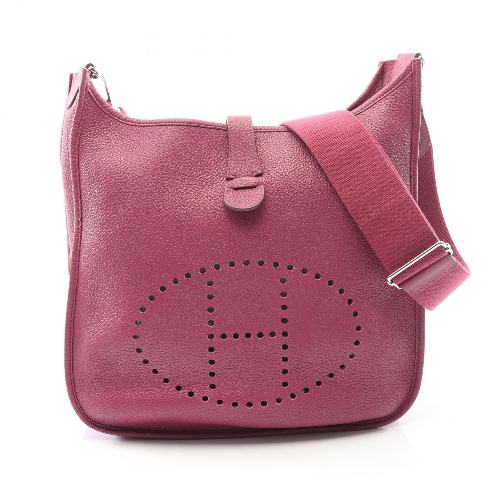 エルメス HERMES ショルダーバッグ エヴリン 3 トロワ GM カシス レザー エヴリン3GM カシス レディース Used B