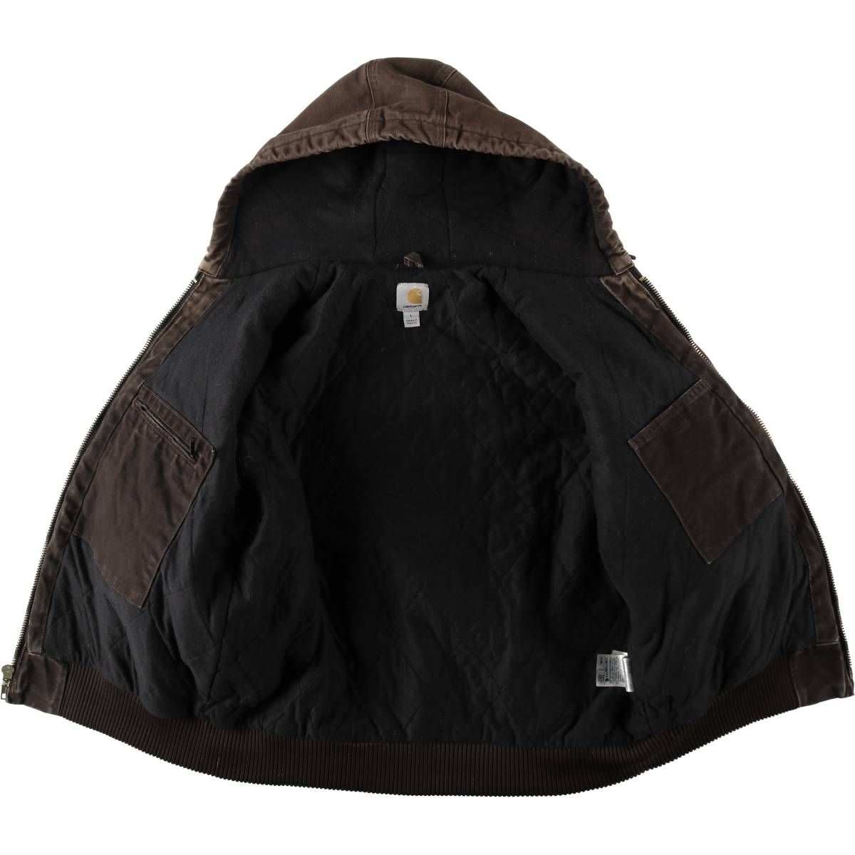 古着 カーハート Carhartt アクティブジャケット 中綿入り ダック