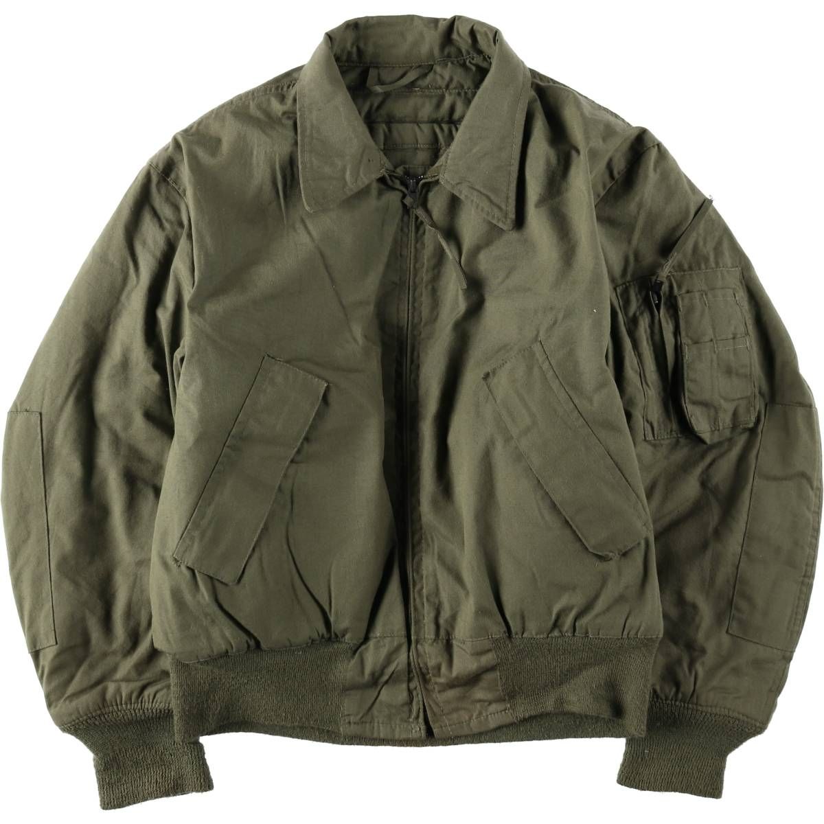 古着 80年代 米軍実品 CVC ミリタリー タンカースジャケット USA製 SMALL-SHORT メンズS相当 ヴィンテージ/eaa636617