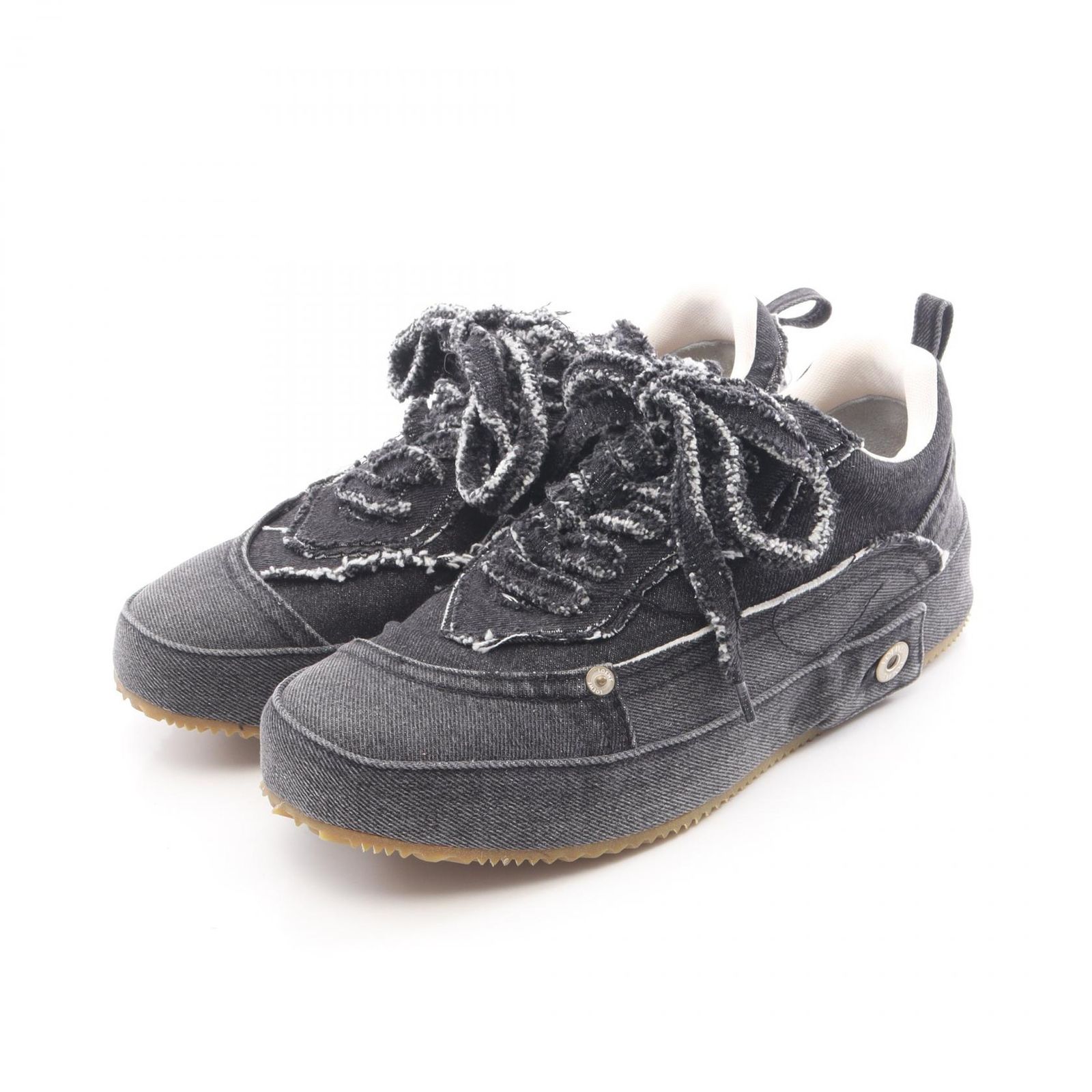 ロエベ LOEWE スニーカー デコンストラクテッド デニム スニーカー メンズ Used A