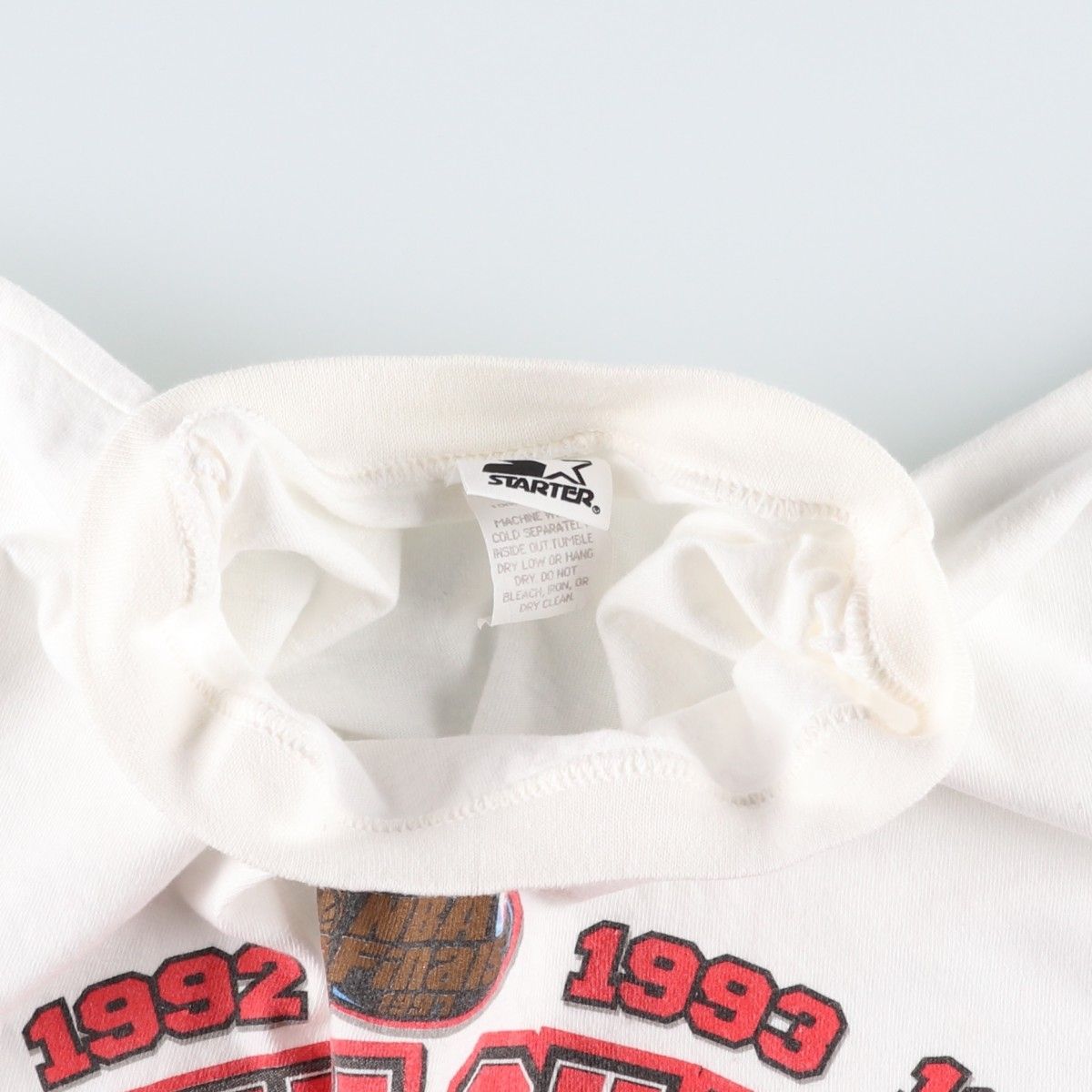 古着 90年代 スターター Starter NBA CHICAGO BULLS シカゴ ブルズ スポーツプリントTシャツ USA製 メンズL相当 ヴィンテージ/eaa638456